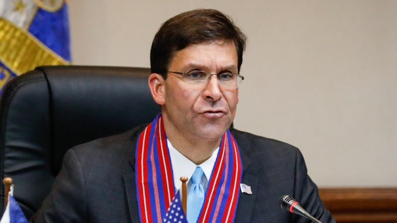 Mark Esper said there had been no plans issued for troops to prepare to leave Iraq