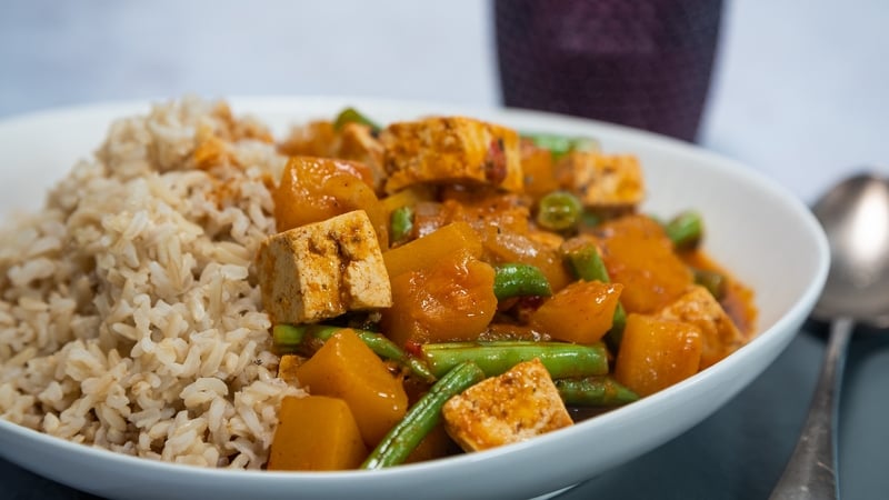 Thursday's dinner recipe from Operation Transformation's vegetarian meal plan.