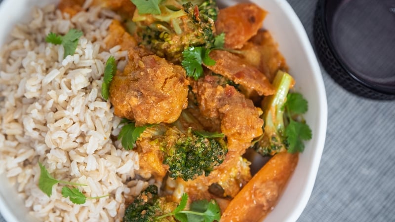 Sunday's dinner recipe from Operation Transformation's vegetarian meal plan.