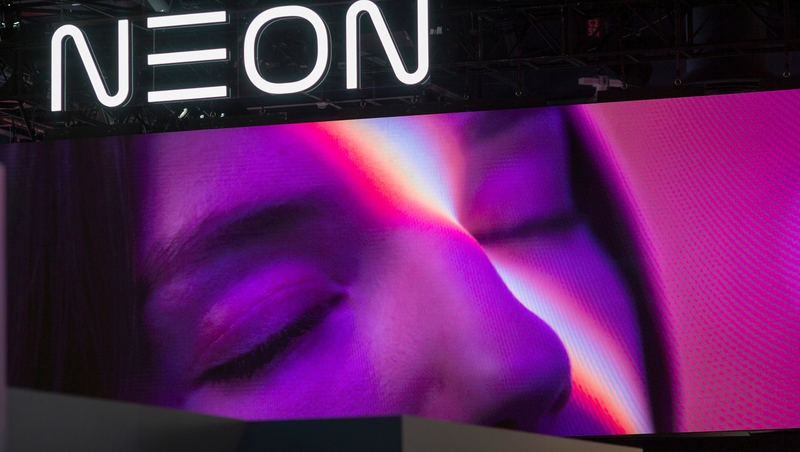 The creations known as NEONs are modeled after people but can show highly detailed expressions and gestures