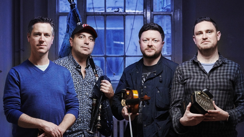 Jim Murray (guitar), Anxo Lorenzo (gaita/whistles), Dónal O'Connor (fiddle) and Jack Talty (concertina)
