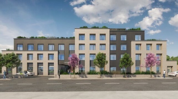 The co-living development will be built on the site of Brady's pub in Castleknock (pic: Bartra Blanchardstown SHD)