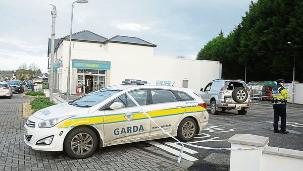 The scene in Mohill has been sealed off (Pic: Leitrim Observer)