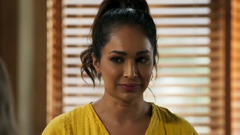 Dipi is suspicious of her husband Shane on Neighbours