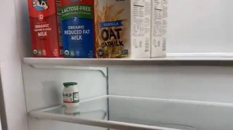 "All my kids use a different kind of milk, you guys". Photo: Instagram/@KimKardashianWest