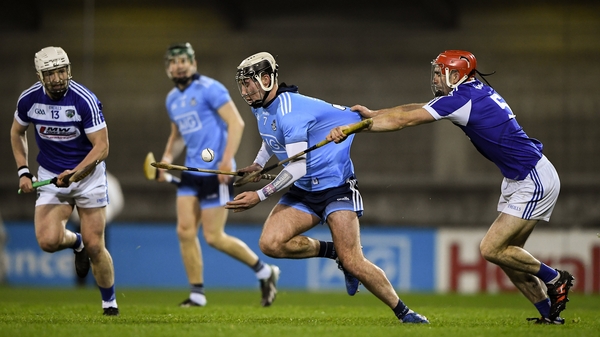 Dublin's Jake Malone breaks clear of Laois' Jack Kelly
