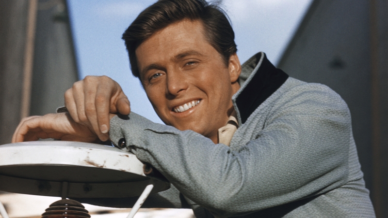 Actor Edd 'Kookie' Byrnes poses for a portrait on the Warner Bros lot during the filming of 77 Sunset Strip in 1959