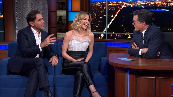 Rose Byrne & Bobby Cannavale talk to Stephen Colbert