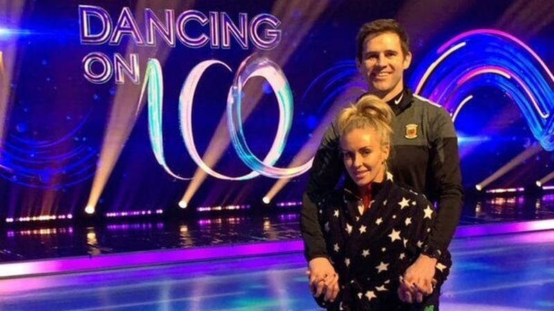 Kevin Kilbane and pro-skater partner and girlfriend Brianne Delcourt. Picture courtesy of @kdkilbane77