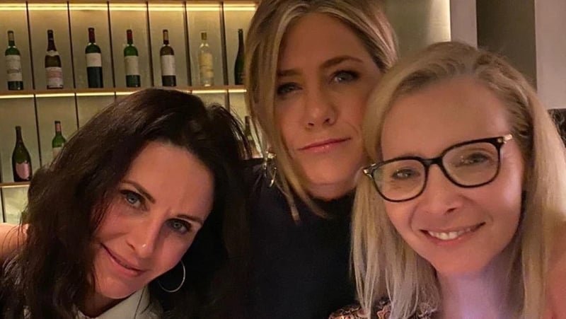 Courteney Cox, Jennifer Aniston and Lisa Kudrow