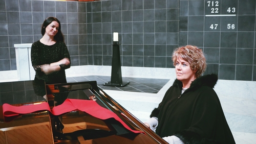 Linda Buckley and Icelandic performer Adda, AKA Arnhildur Valgarðsdóttir