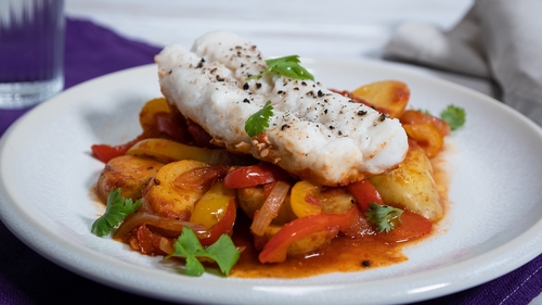 Friday's dinner on the Operation Transformation meal plan.