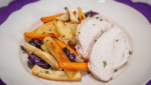Sunday's dinner on the Operation Transformation meal plan.
