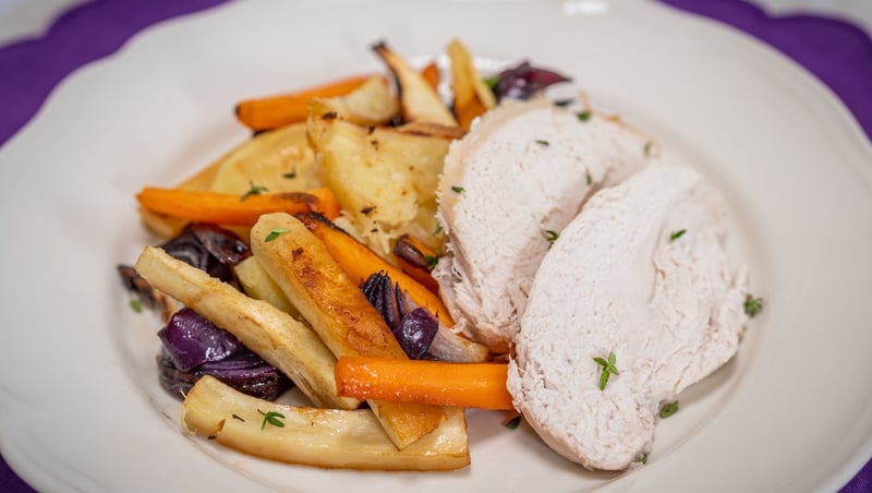 Sunday's dinner on the Operation Transformation meal plan.