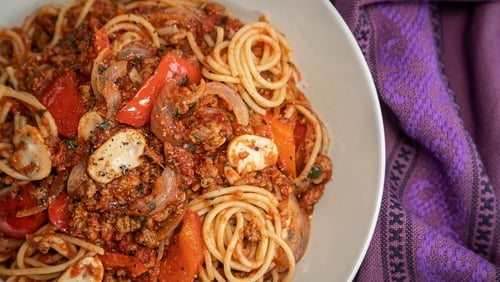 Wednesday's dinner on the Operation Transformation meal plan.