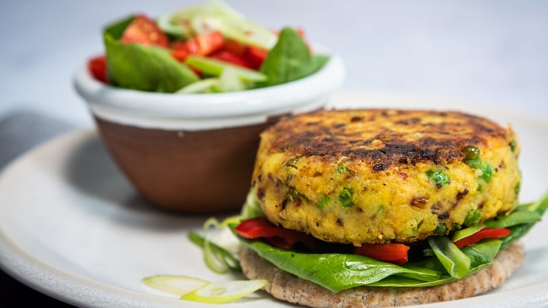 Sunday's dinner on the OT Veggie Meal Plan.