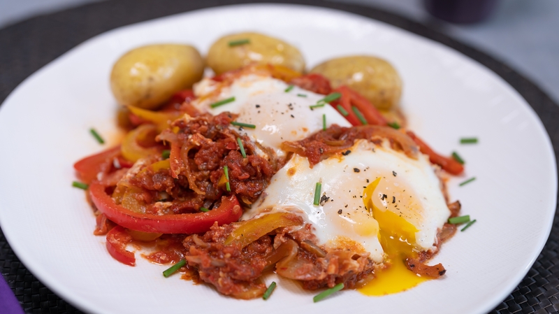 Monday's dinner recipe on the OT Veggie Meal Plan.