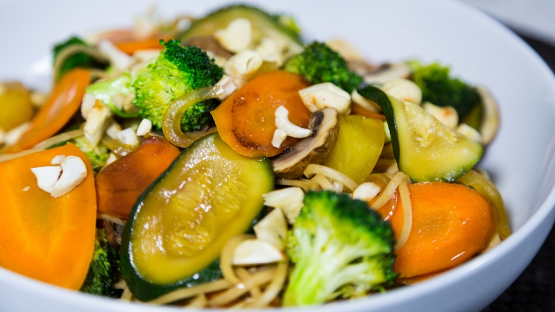 Tuesday's dinner recipe on the OT Veggie Meal Plan.