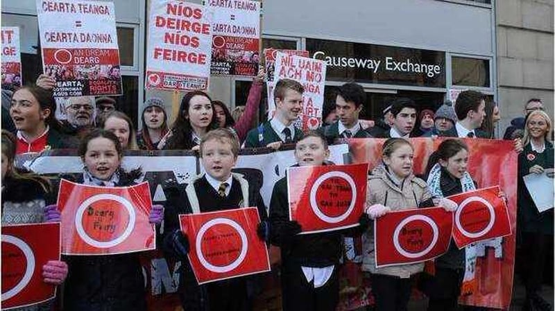 "Campaign groups campaign groups such as An Dream Dearg are nonetheless disappointed that the deal does not amount to a standalone Irish language act"