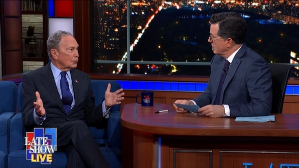 "I don't take any money from anybody" says Michael Bloomberg