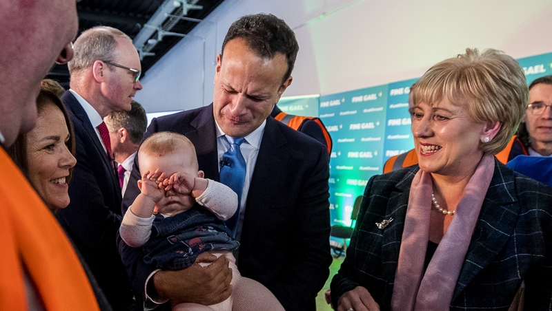 Leo Varadkar launched Fine Gael's campaign during the week, but today's poll represents a setback for the party