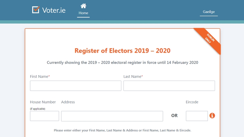 The website Voter.ie is back online