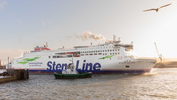 The Stena Estrid ferry will make two daily return trips on the Dublin-Holyhead route