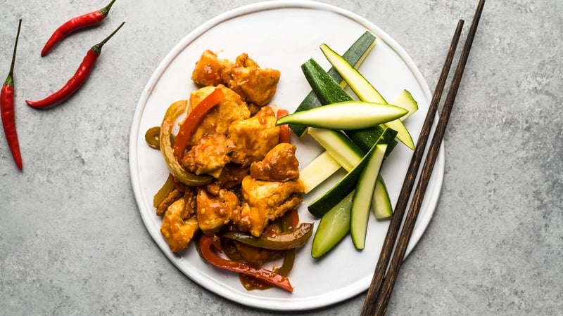 A fiery chicken dish worth seeking spicy red Thai chillies to deliver a serious punch of heat.