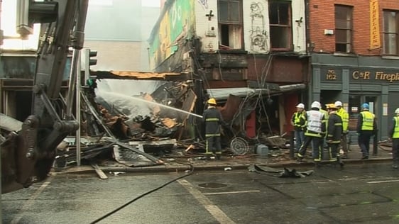 Head shop fire on Capel Street.