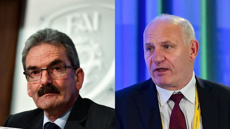 Martin Heraghty (L) and Gerry McAnaney