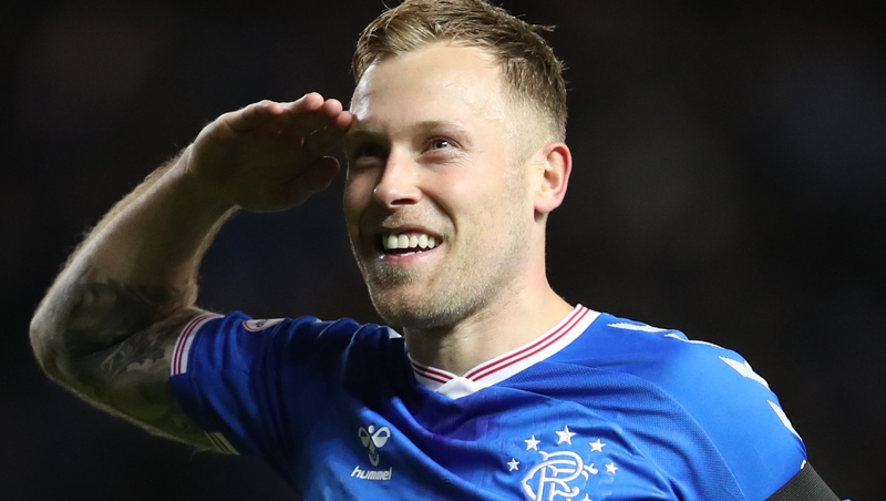 Scott Arfield scored Rangers' first goal