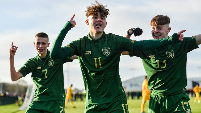 Shamrock Rovers youngster Kevin Zefi was on target for the young Ireland side