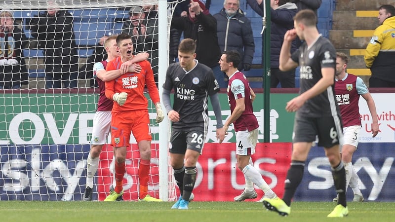 Nick Pope after saving that penalty