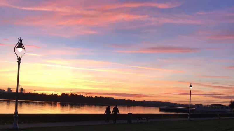 "The colours of the sunset or sunrise can be far more complex and a result of events much further away from the observer other than weather"