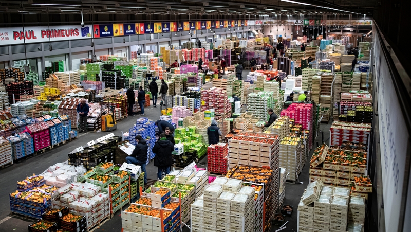 Power to the international food market at Rungis was cut