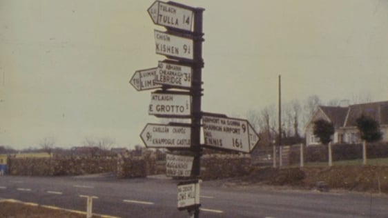 Limerick signpost.