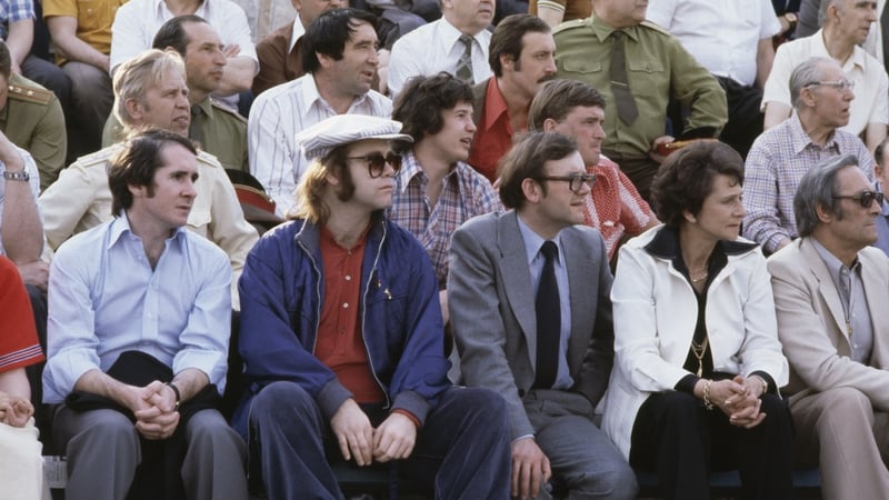 The spectator: Elton John in Russia in 1979 at a public event during his tour of the Soviet bloc