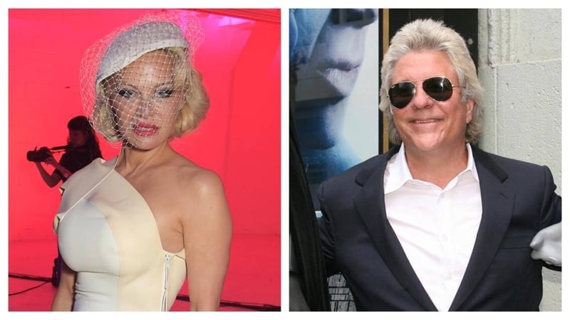 Pamela Anderson and Jon Peters