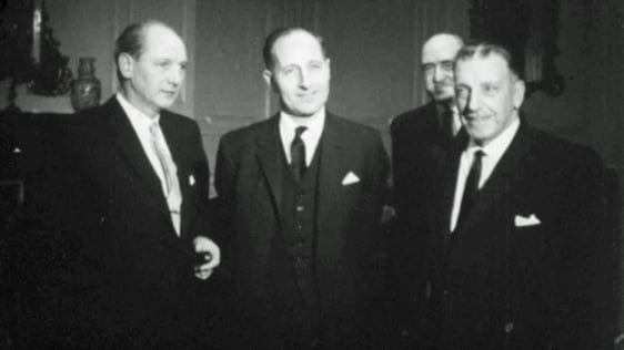 Jack Lynch Terence O'Neill Sean Lemass (1965)
