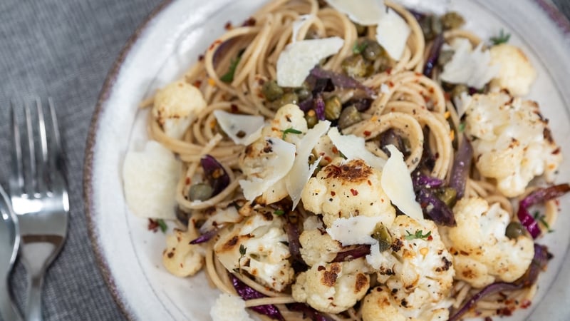 The cauliflower and onion can be prepared in advance and kept in a suitable container in the fridge for up to 3 days.