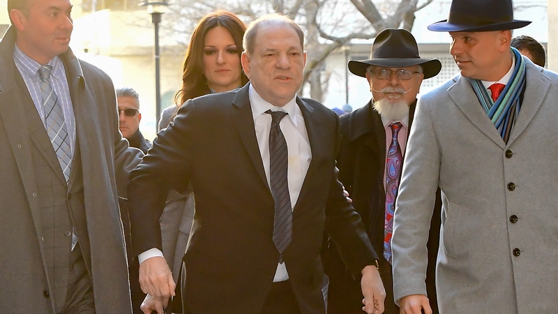 Harvey Weinstein arriving at Manhattan Criminal Court