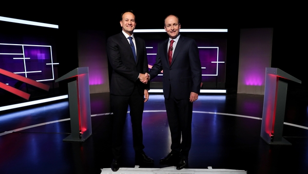 As it happened: Varadkar, Martin face off in TV debate
