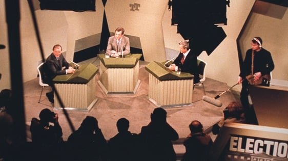 Charles Haughey, Brian Farrell, Garret FitzGerald (1982)
