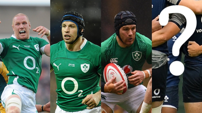 Paul O'Connell, Denis Leamy and Sean O'Brien