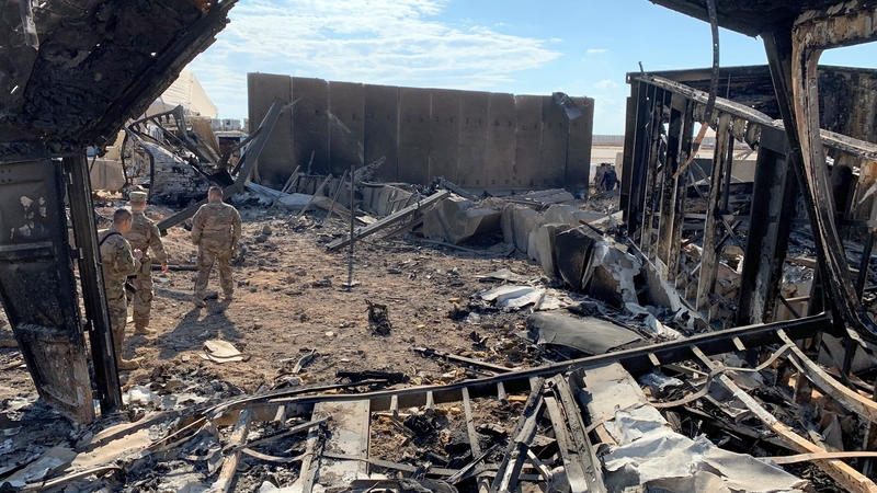 Iran fired missiles at the Ain al-Asad earlier this month