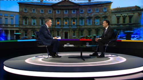 Bryan Dobson was joined in studio by Fine Gael leader Leo Varadkar