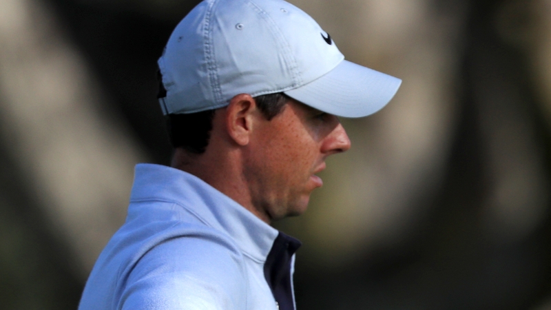 Rory McIlroy failed to build on his impressive first round