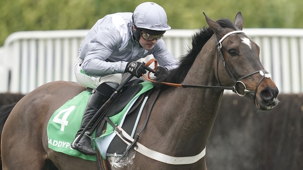 Nico de Boinville riding Santini clear the last to win The Paddy Power Cotswold Chase at Cheltenham