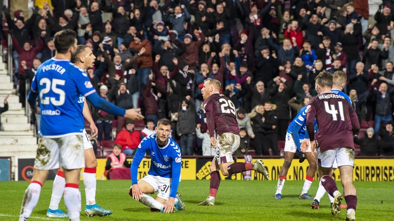 Liam Boyce wheels away after the winner