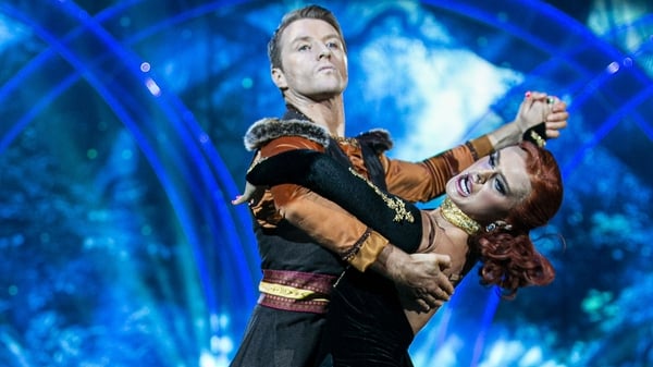 Aidan Fogarty and his pro dance partner Emily Baker
